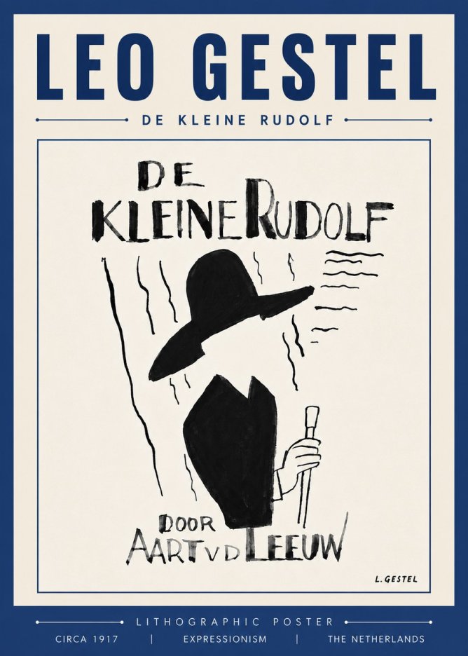 Leo Gestel De Kleine Rudolf No5 - Plakát