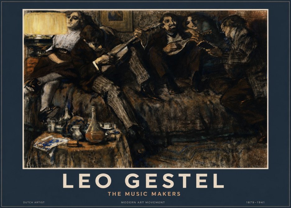Leo Gestel The Music Makers No2 - Plakát