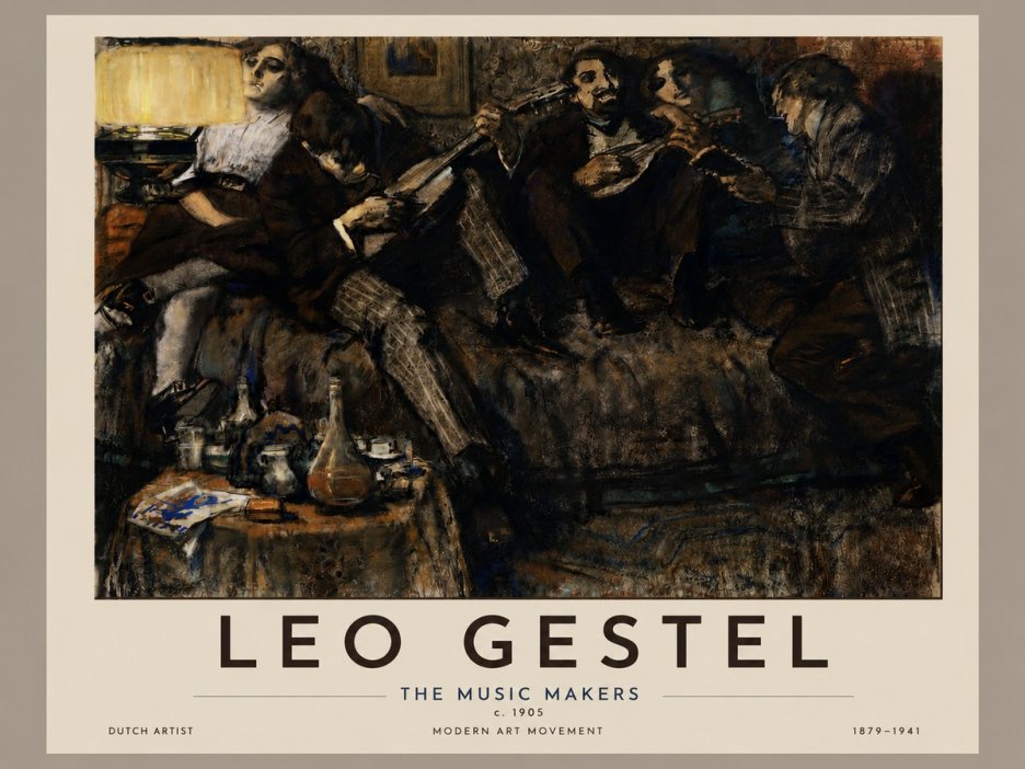 Leo Gestel The Music Makers No4 - Plakát