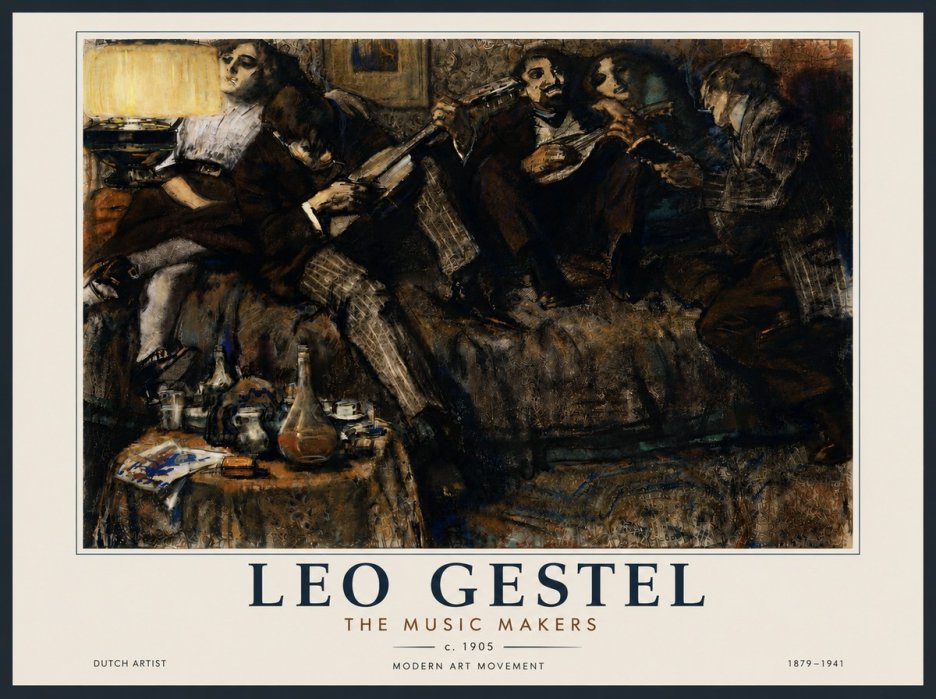 Leo Gestel The Music Makers No6 - Plakát