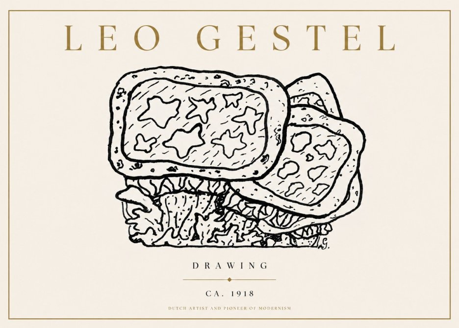 Leo Gestel Drawing Ca. 1918 No3 - Plakát