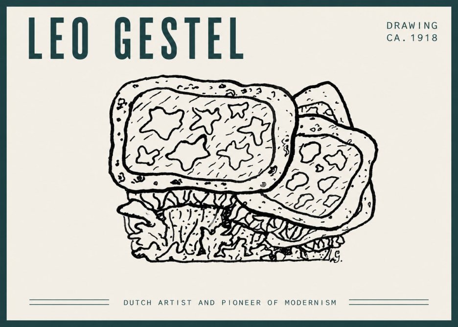 Leo Gestel Drawing Ca. 1918 No6 - Plakát