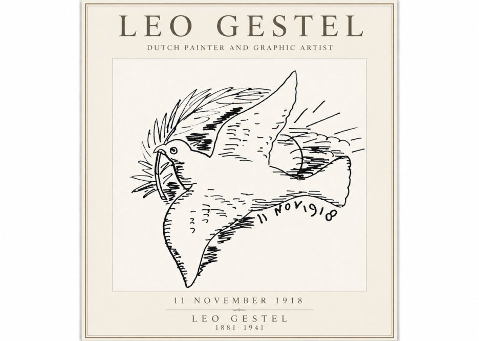Leo Gestel 11 November 1918 No6 - Plakát