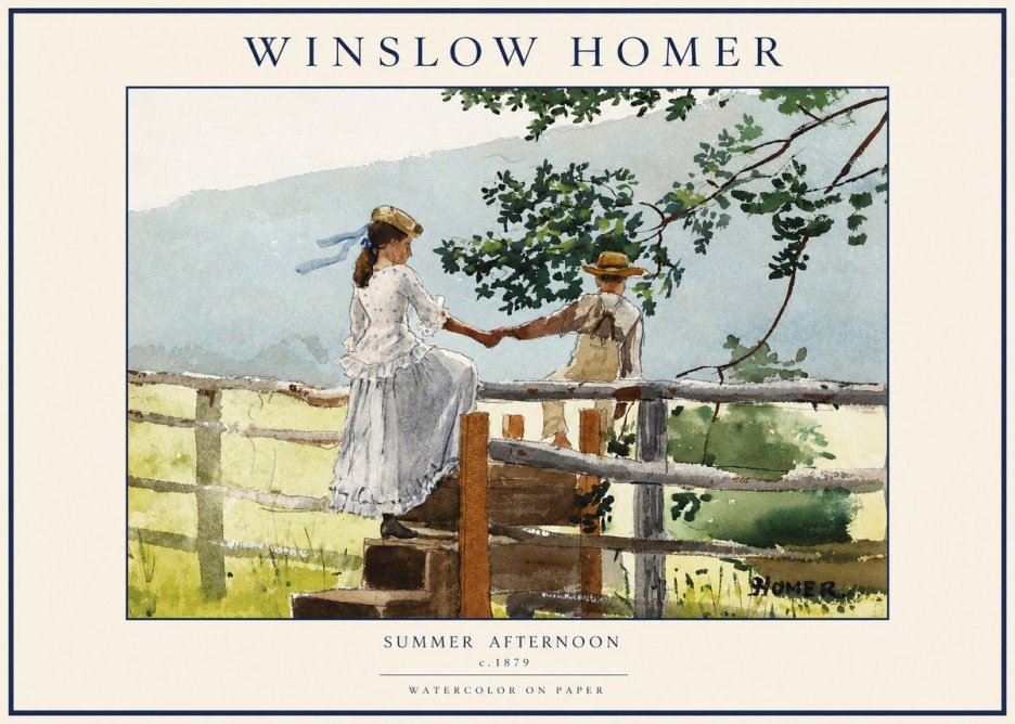 Winslow Homer Summer Afternoon No3 - Plakát