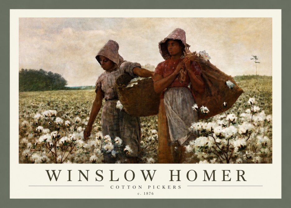 Winslow Homer Cotton Pickers No3 - Plakát