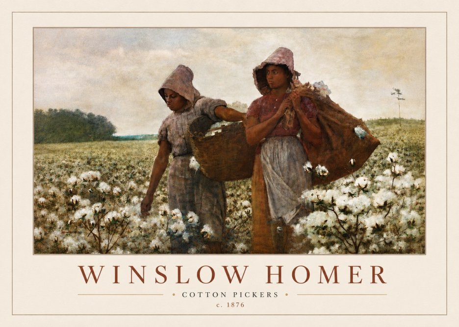 Winslow Homer Cotton Pickers No4 - Plakát