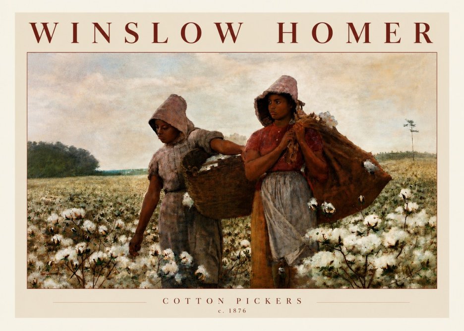 Winslow Homer Cotton Pickers No5 - Plakát