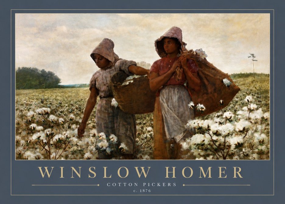 Winslow Homer Cotton Pickers No6 - Plakát