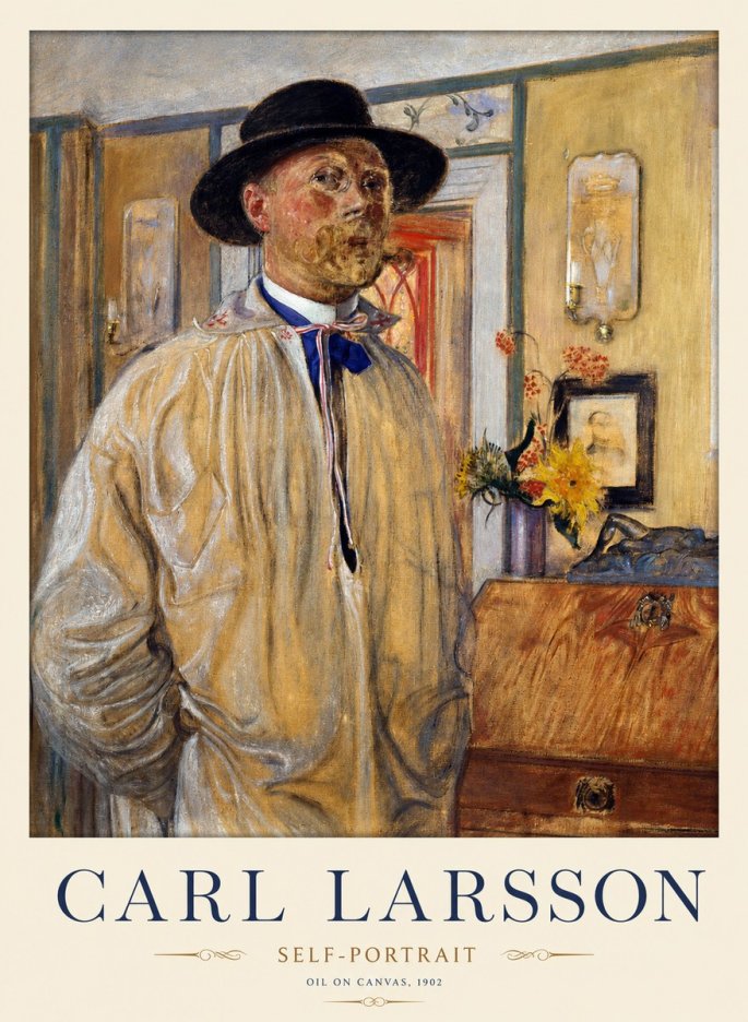 Carl Larsson Self-portrait No2 - Plakát