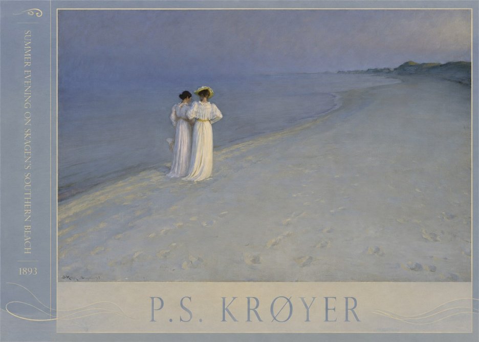 P.S. Krøyer Summer Evening on Skagen's Southern Beach No2 - Plakát