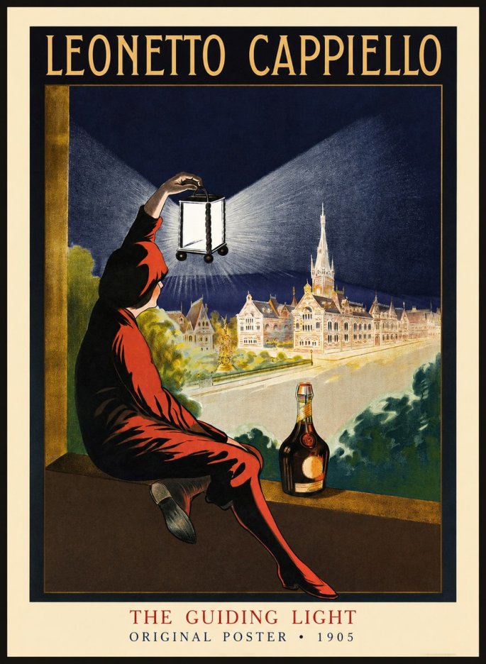 Leonetto Cappiello The Guiding Light No1 - Plakát