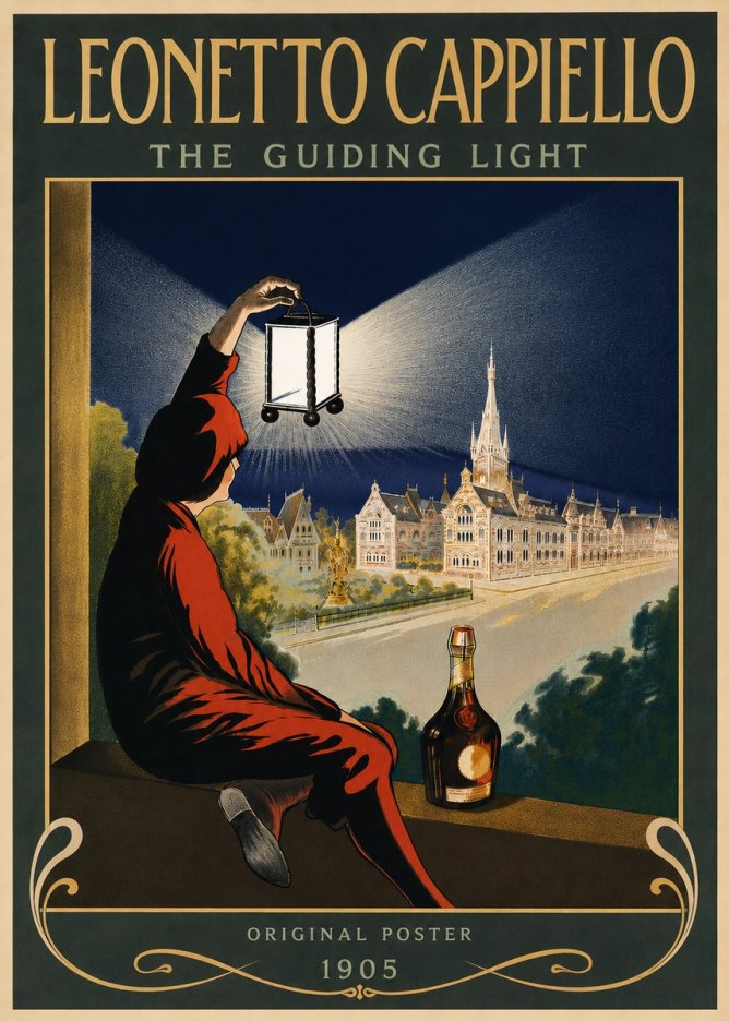 Leonetto Cappiello The Guiding Light No6 - Plakát