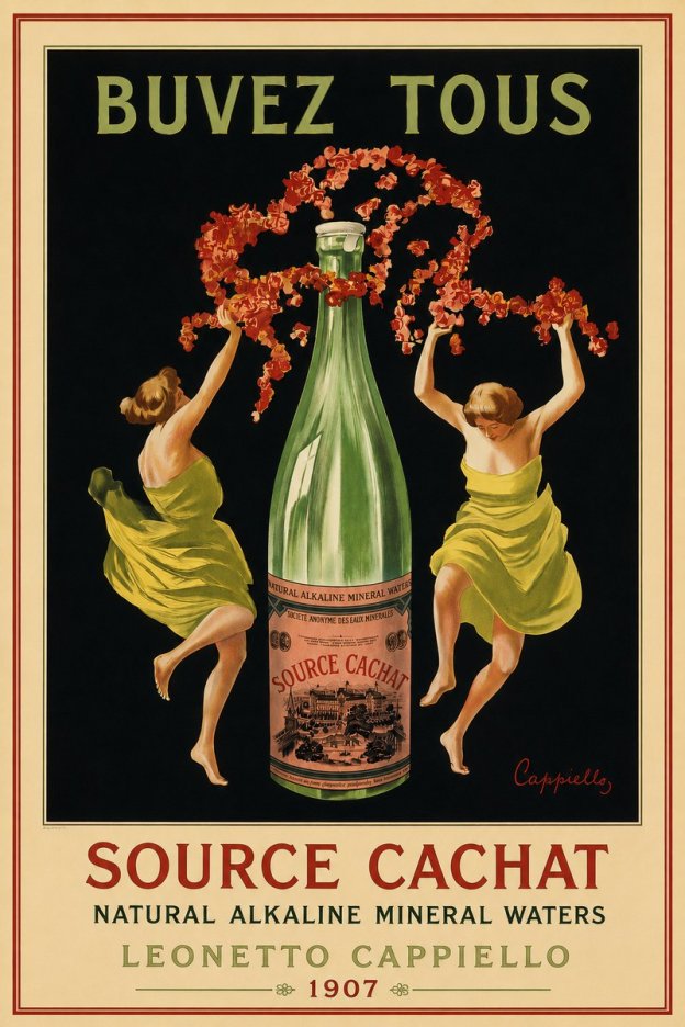 Leonetto Cappiello Source Cachat No5 - Plakát