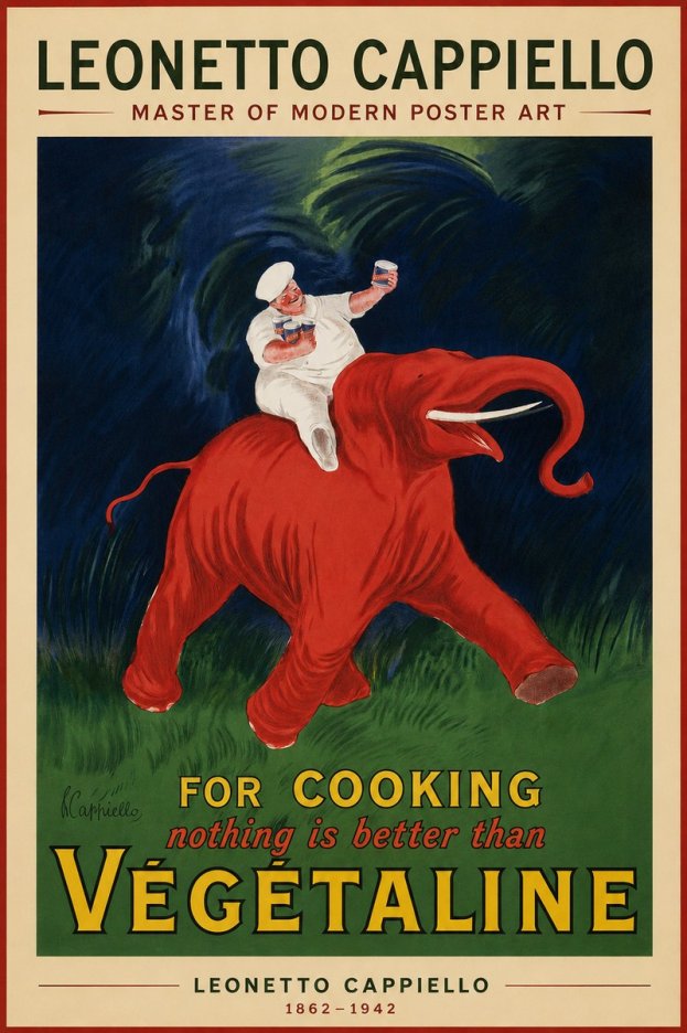 Leonetto Cappiello Végétaline No2 - Plakát