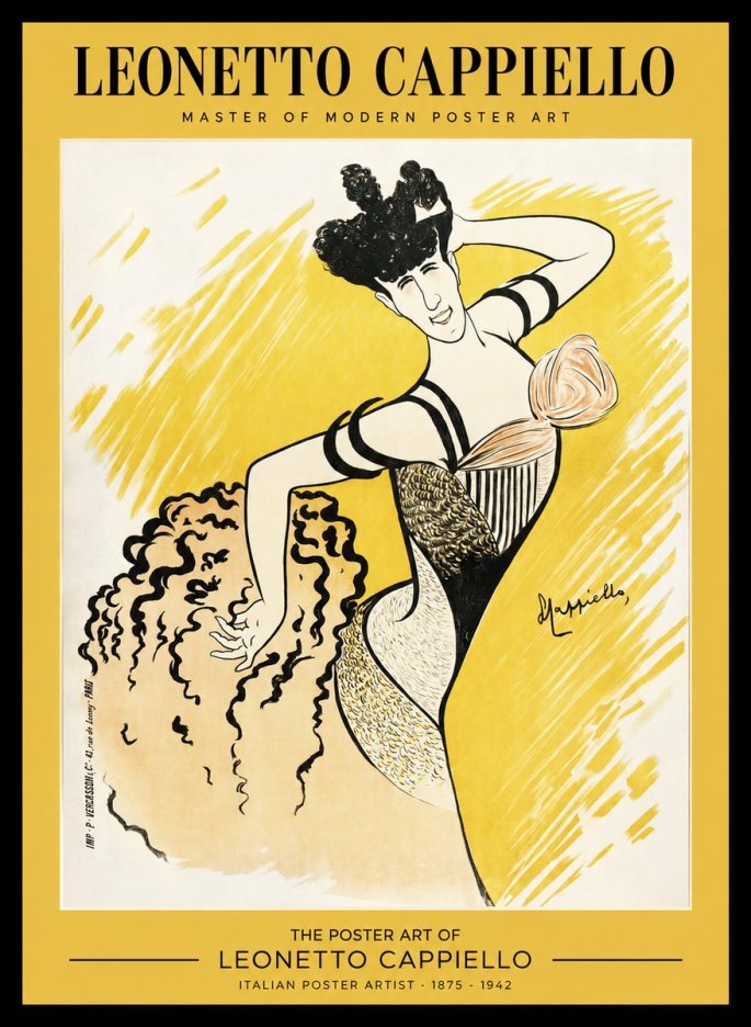 Leonetto Cappiello The Dancer No1 - Plakát