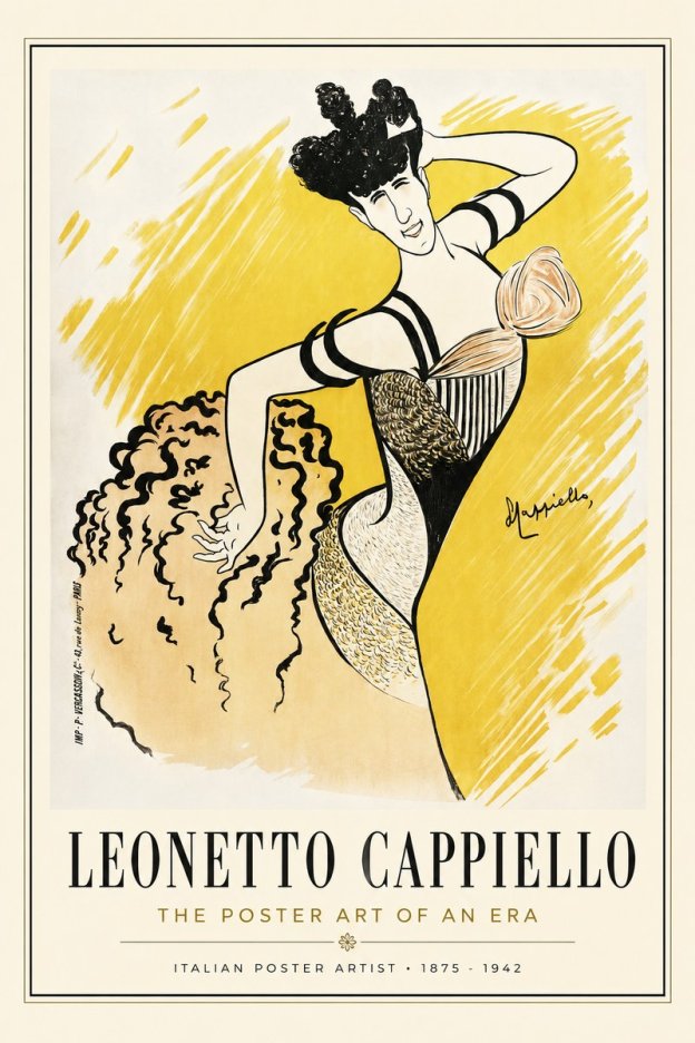 Leonetto Cappiello The Dancer No2 - Plakát
