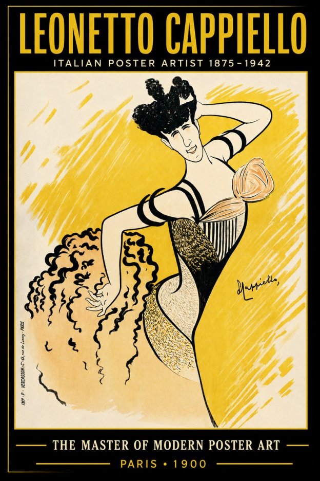 Leonetto Cappiello The Dancer No3 - Plakát