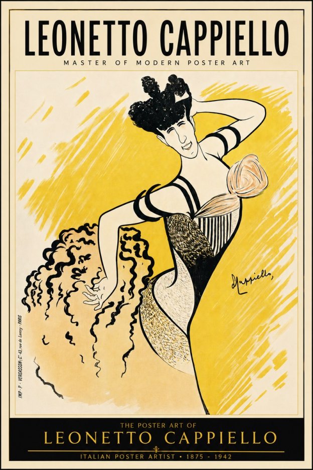Leonetto Cappiello The Dancer No5 - Plakát