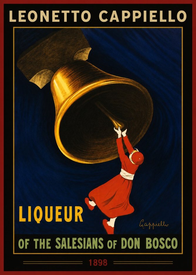 Leonetto Cappiello Liqueur of the Salesians of Don Bosco No2 - Plakát