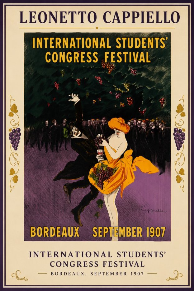 Leonetto Cappiello International Students' Congress Festival No6 - Plakát
