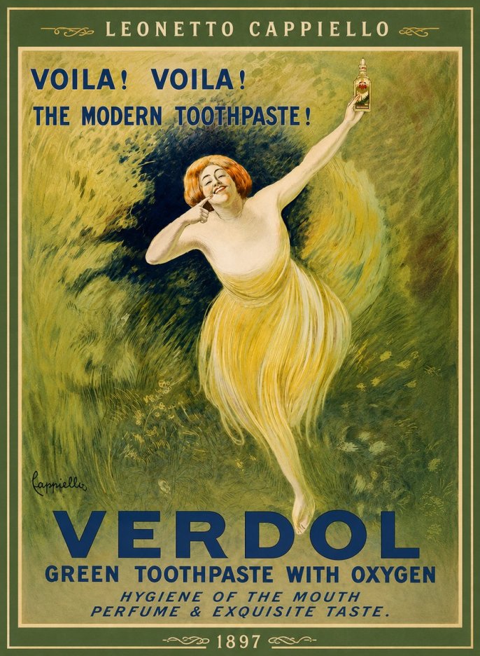 Leonetto Cappiello Verdol No5 - Plakát