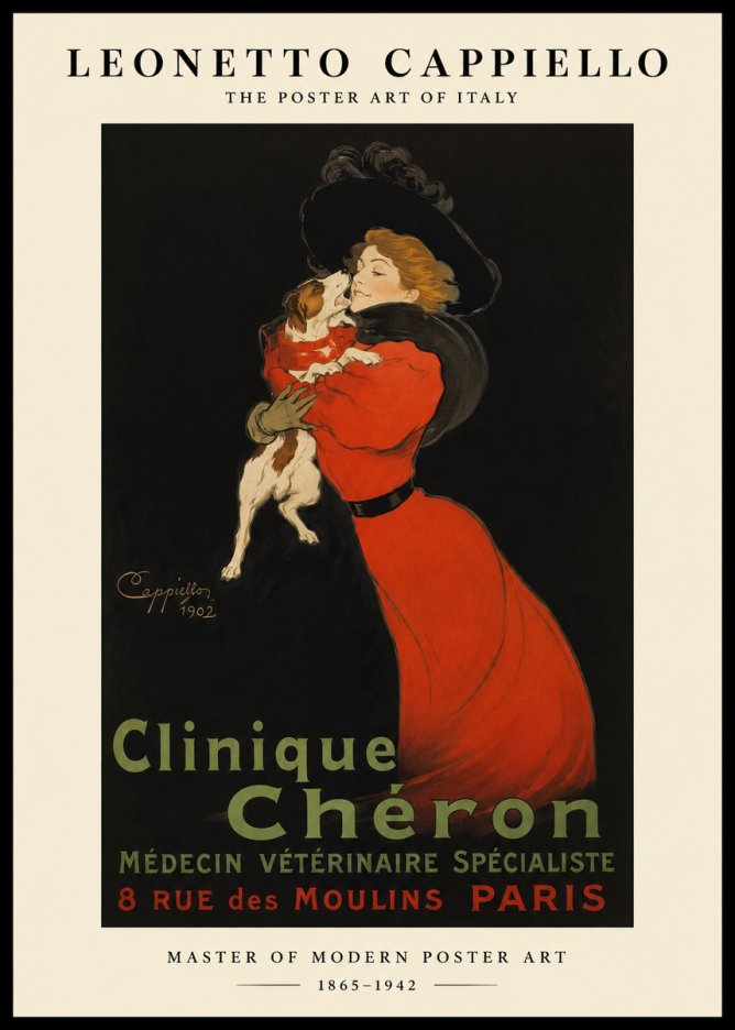 Leonetto Cappiello Clinique Chéron No1 - Plakát