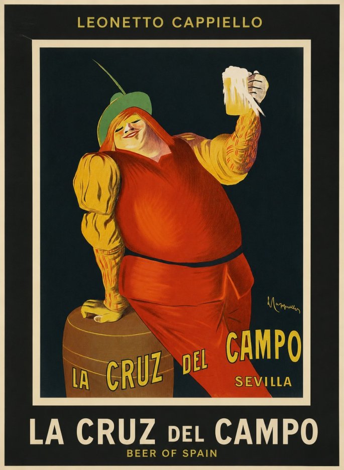 Leonetto Cappiello La Cruz Del Campo No1 - Plakát
