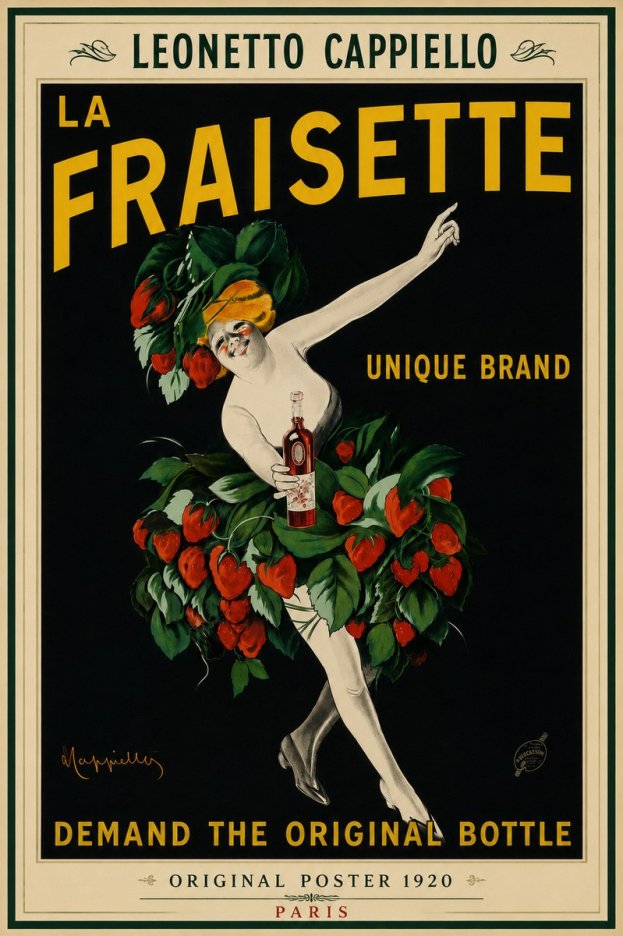 Leonetto Cappiello La Fraisette No4 - Plakát