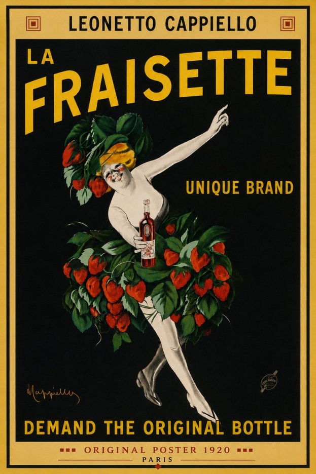 Leonetto Cappiello La Fraisette No6 - Plakát