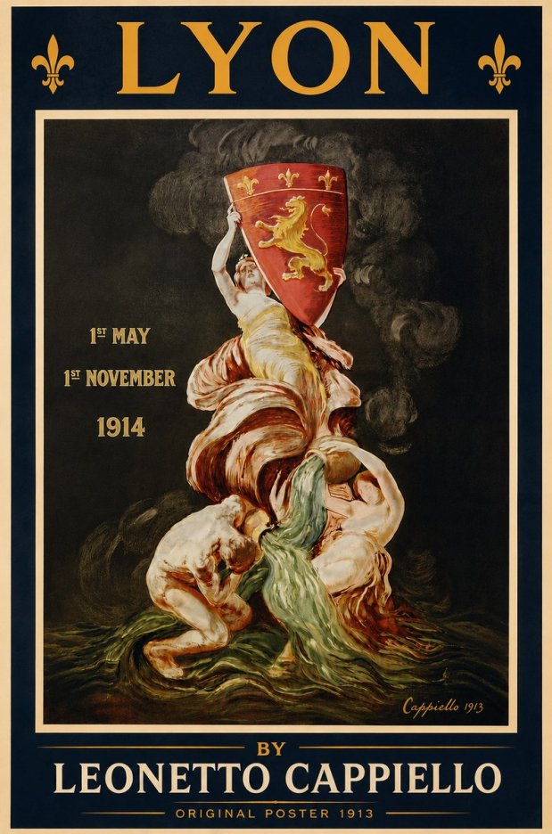 Leonetto Cappiello Lyon No3 - Plakát