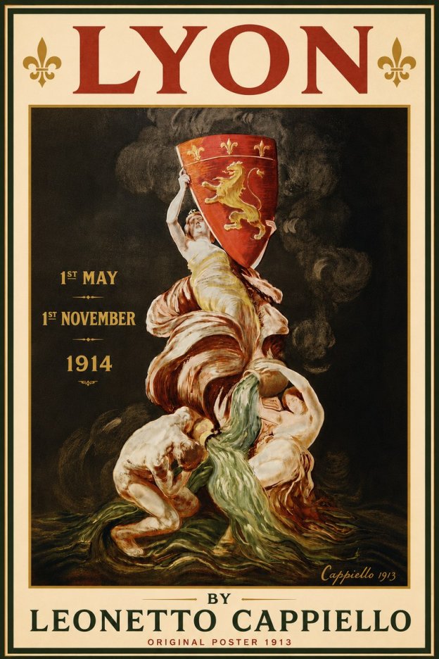 Leonetto Cappiello Lyon No5 - Plakát