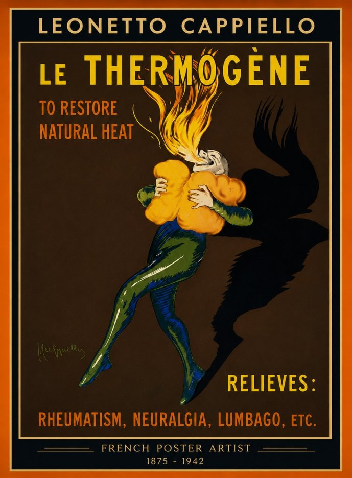 Leonetto Cappiello Le Thermogène No4 - Plakát