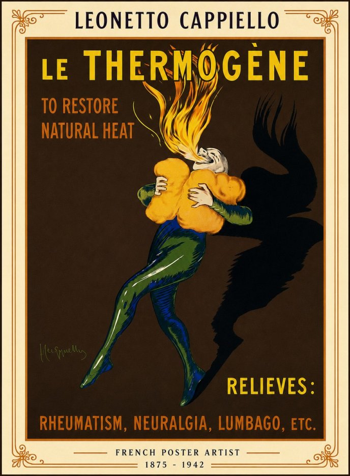 Leonetto Cappiello Le Thermogène No5 - Plakát