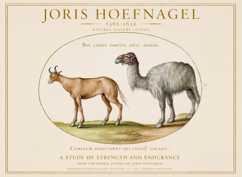 Joris Hoefnagel A Study of Strength and Endurance No1 - Plakát