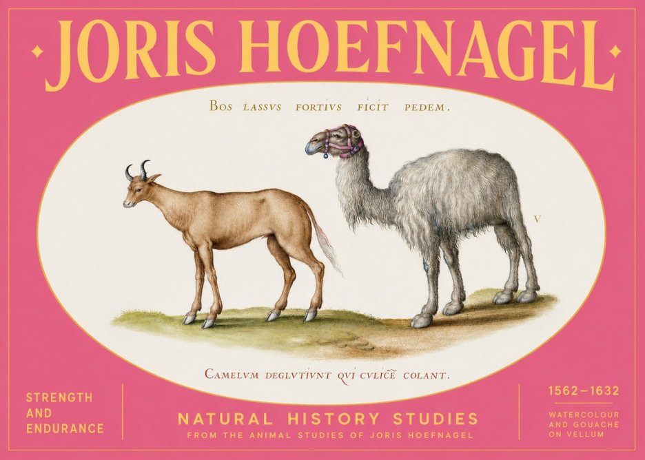 Joris Hoefnagel A Study of Strength and Endurance No2 - Plakát