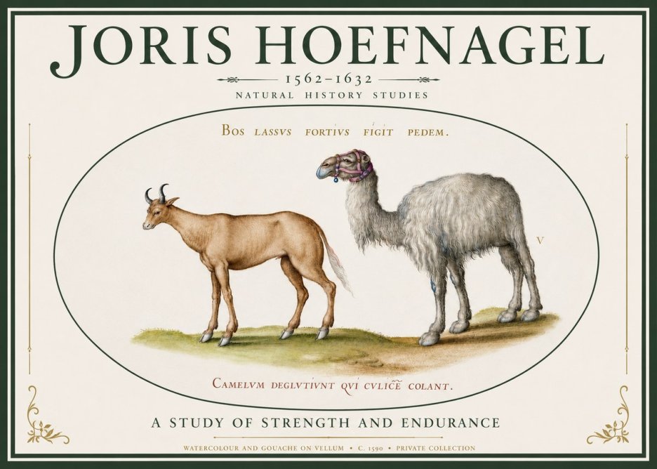 Joris Hoefnagel A Study of Strength and Endurance No3 - Plakát