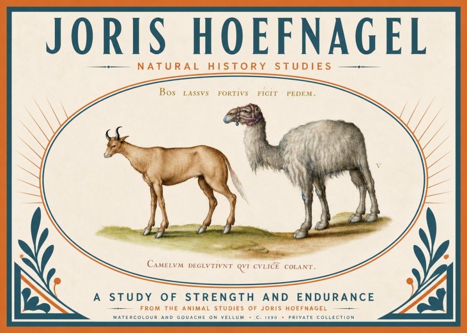Joris Hoefnagel A Study of Strength and Endurance No4 - Plakát