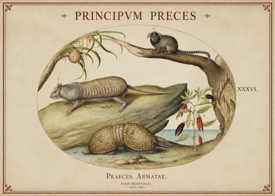 Joris Hoefnagel Praeces Armatae. No1 - Plakát