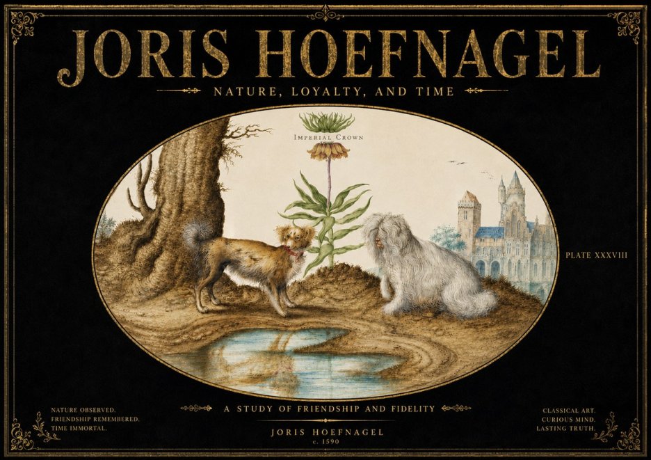 Joris Hoefnagel A Study of Friendship and Fidelity No5 - Plakát