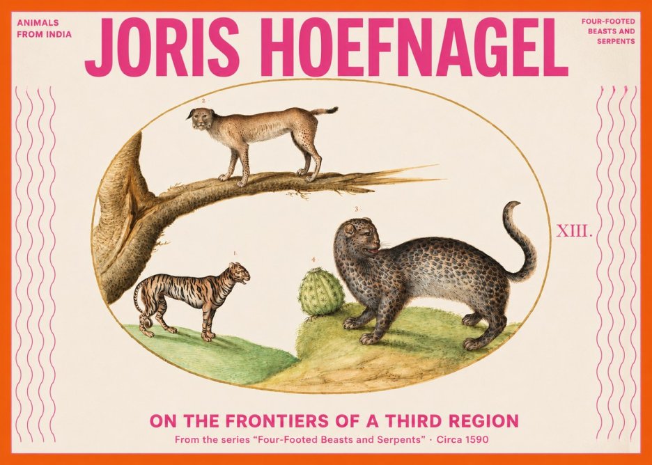 Joris Hoefnagel Four Beasts No3 - Plakát
