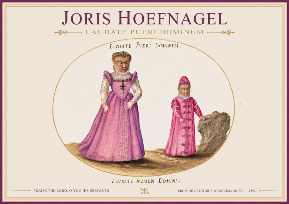 Joris Hoefnagel Laudate Pueri Dominum No1 - Plakát