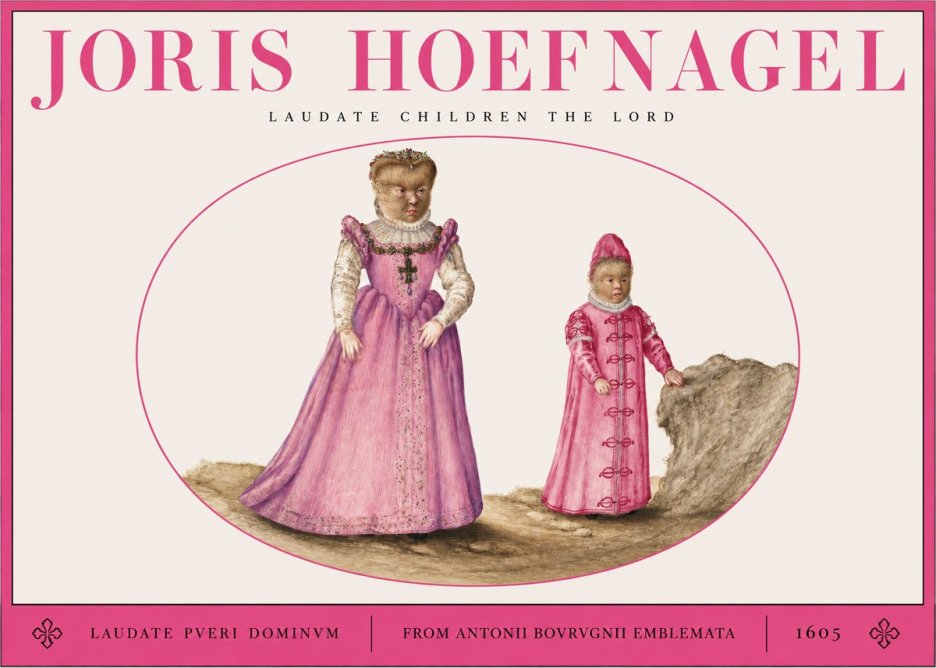 Joris Hoefnagel Laudate Pueri Dominum No4 - Plakát