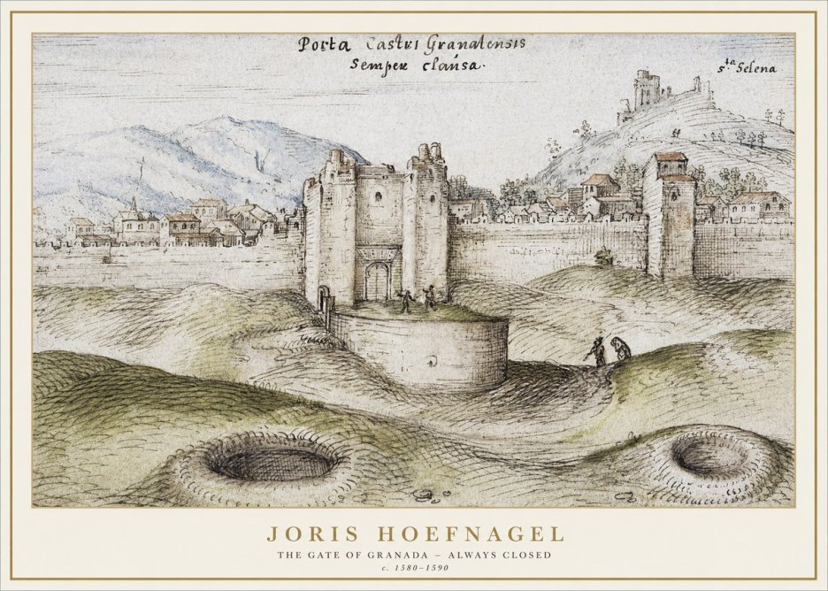 Joris Hoefnagel The Gate of Granada - Always Closed No1 - Plakát