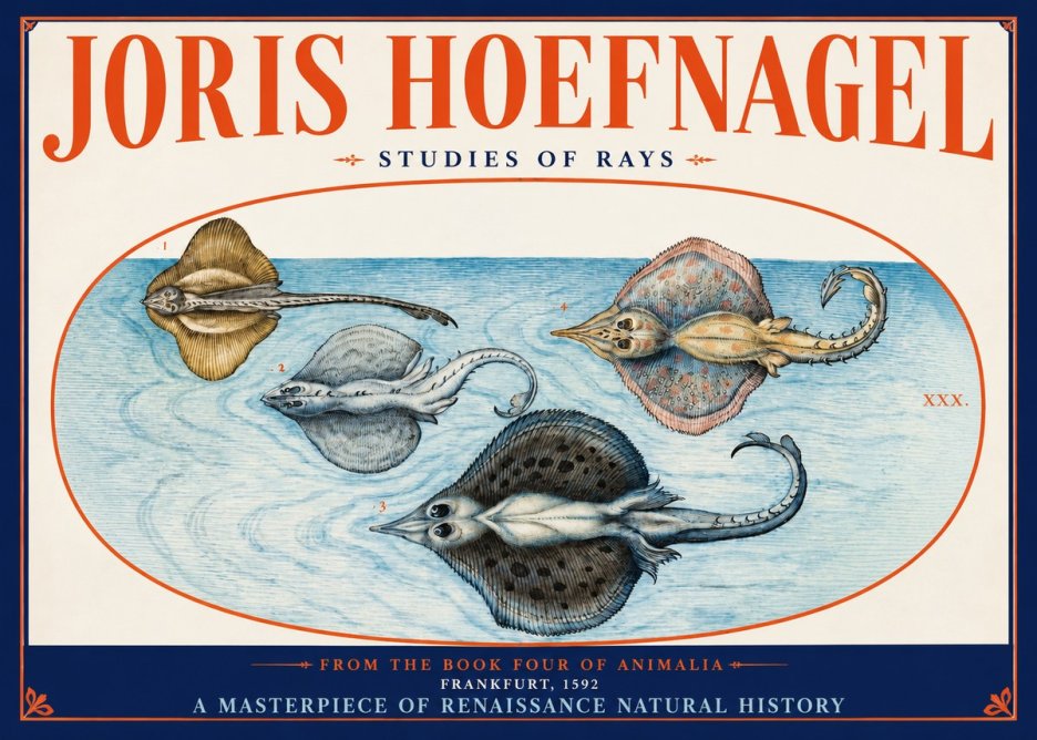 Joris Hoefnagel Rays and Skates No3 - Plakát