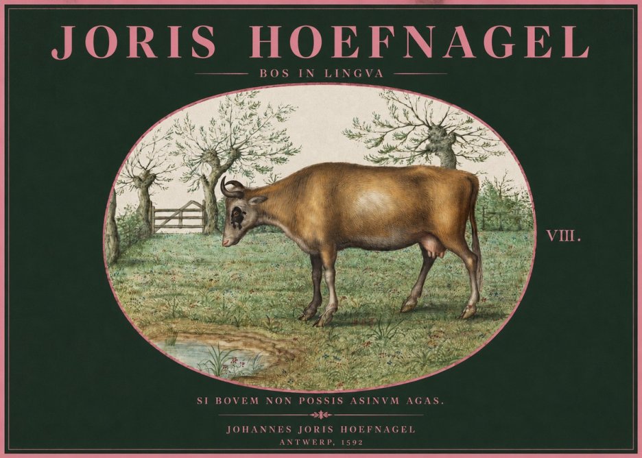 Joris Hoefnagel Bos in Lingva No2 - Plakát