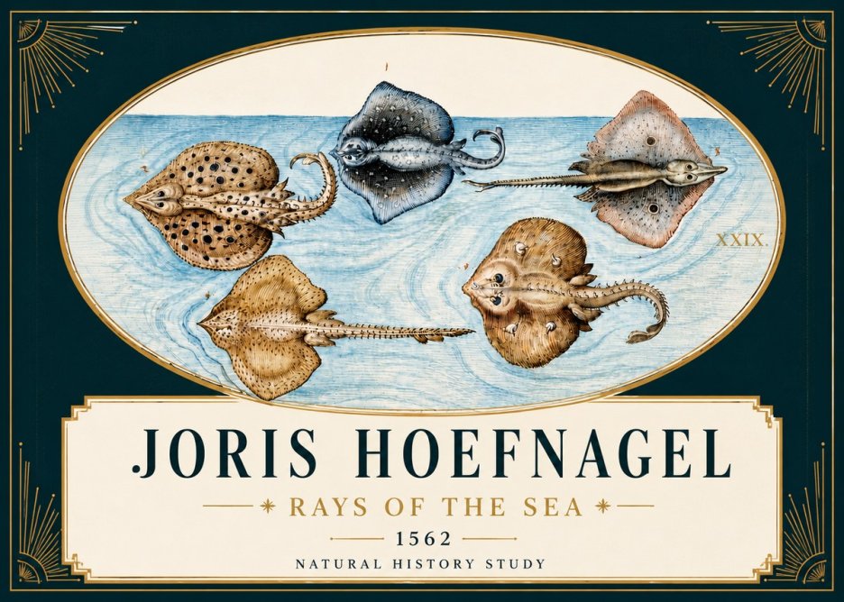 Joris Hoefnagel Rays of the Sea No6 - Plakát