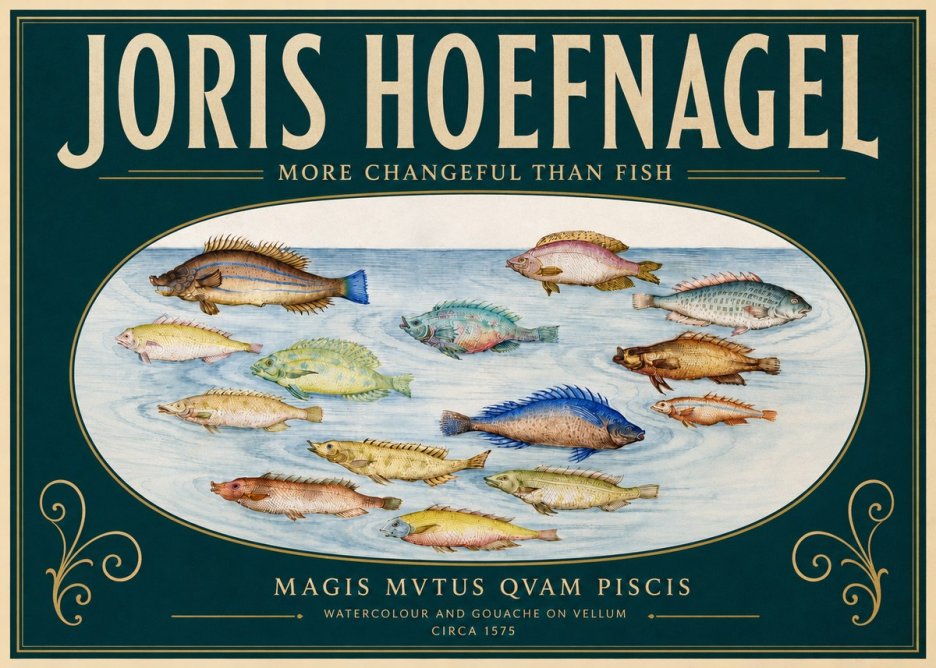 Joris Hoefnagel Fish More Than Silent No5 - Plakát