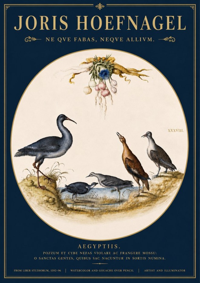 Joris Hoefnagel Aegyptiis. No4 - Plakát