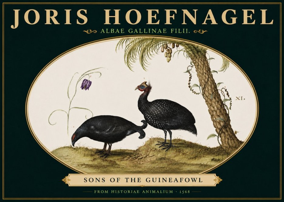 Joris Hoefnagel Albae Gallinae Filii. No5 - Plakát