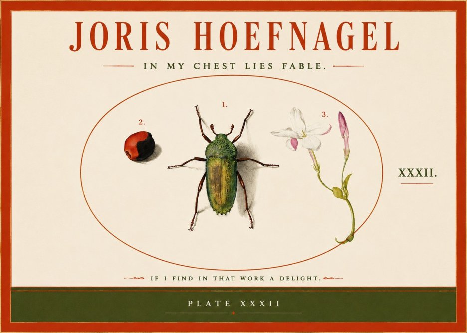 Joris Hoefnagel In My Chest Lies Fable No2 - Plakát